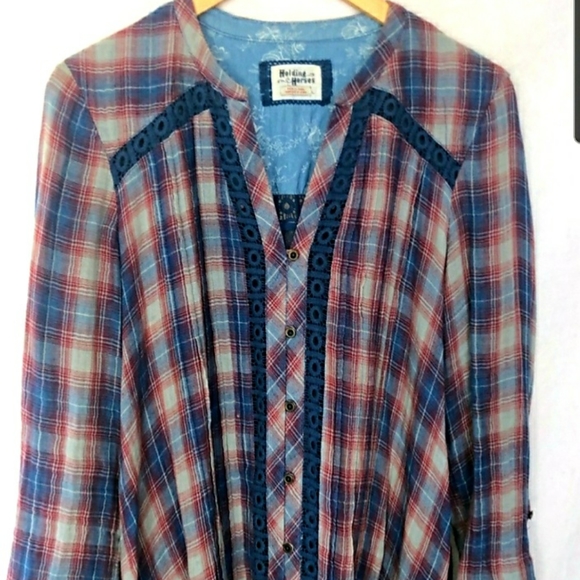 Anthropologie By Holding Horses

"Abita" Plaid Dre - Picture 2 of 6